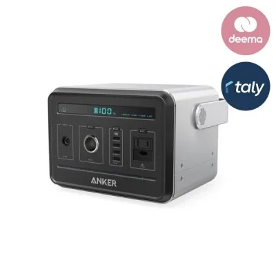 Anker 434Wh Multifunctional Power Bank with 4 USB Ports for Fast Charging - Black/Gray